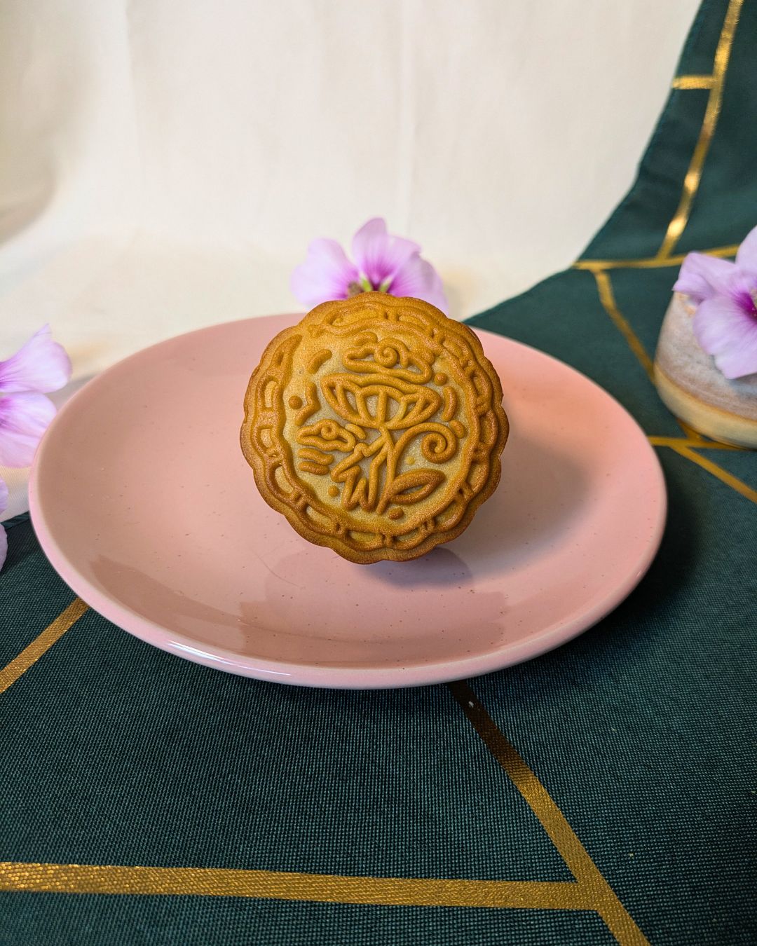 Salted Egg Yolk + Lotus Paste Mooncake Year of the Snake