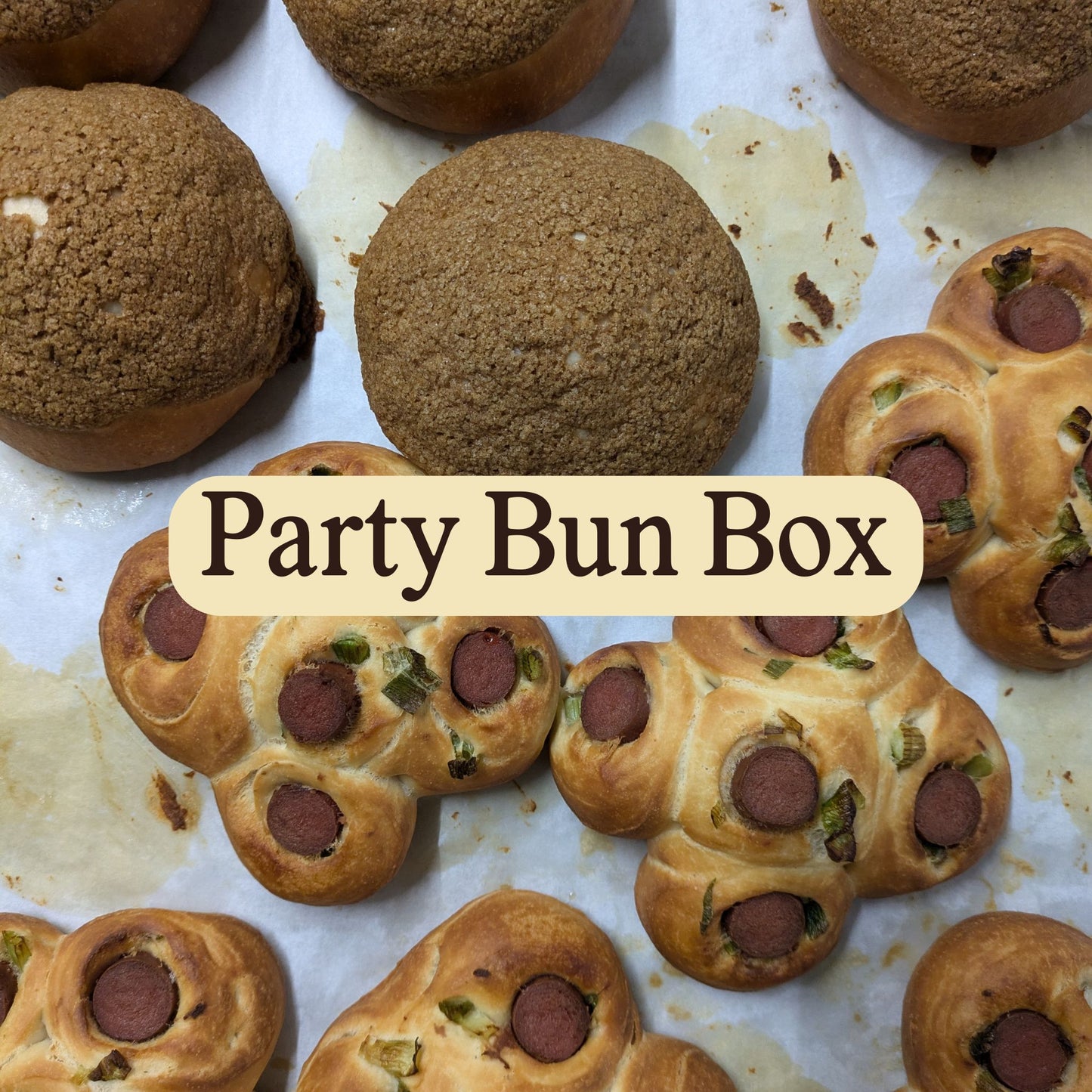 Party Bun Box (Serves 6 - local pick up only)