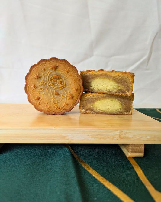 Salted Egg Yolk + Lotus Paste Mooncake Year of Horse
