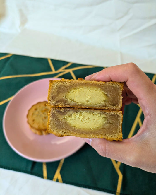 Salted Egg Yolk + Lotus Paste Mooncake Year of Horse